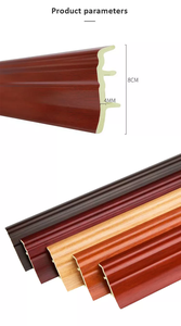 Rodapié de base de panel de pared de PVC moderno para hotel para decoración de esquinas y pisos de vinilo - Product Image 4