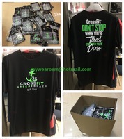 T-shirts de sport personnalisés pour hommes – Vêtements de fitness respirants en coton et polyester – Vente en gros directe usine
