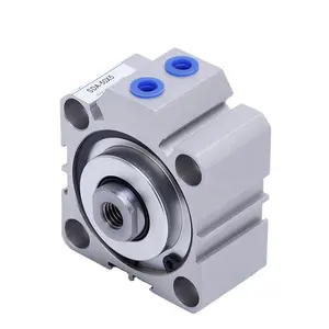 SDA Series Air Piston Cylinder,Big Bore Air Cylinder Pneumatic Compact,Thin Type Pneumatic Air Cylinder Double Acting