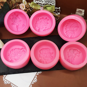 Flower Girl Silicone Mold 9.5x9.3x3.2 Cm For Soap Candle DIY Craft Molds - Product Image 4