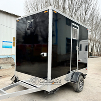 Toilettes mobiles modulaires Goeasy, sanitaires préfabriqués, remorque de salle de bain avec cabine de douche pour le camping en plein air