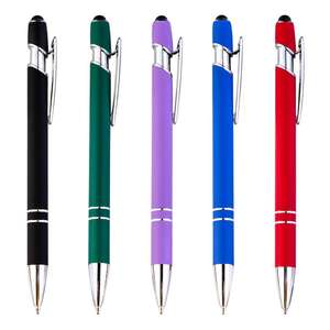 Bolígrafo Promocional Personalizado con Logotipo, Bolígrafo 2 en 1 con Punta Táctil y Bolígrafo de Plástico con Logotipo - Product Image 1