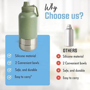 Leak-Proof <b>Dog</b> Water Bottle Portable 3 in 1 Stainless Steel 32oz Insulated <b>Dog</b> Water Bottle - Product Image 5