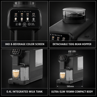 Machine à café intelligente mini et portable pour une tasse individuelle – Idéale pour la maison, le bureau et la cuisine – Préparation quotidienne de café individuel