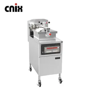 Freidora a presión de pollo eléctrica Industrial a presión comercial Cnix, máquina freidora a presión de Gas/pollo a presión