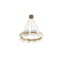 Lustre en cristal de luxe, lampe suspendue pour villa, escalier, salle de banquet, décoration intérieure de salon