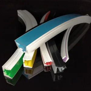 Zweifarbige transparente, weiche, neon leere Neon-Schlauch hülse aus Silikon kautschuk für RGB-LED-Streifen licht - Product Image 5