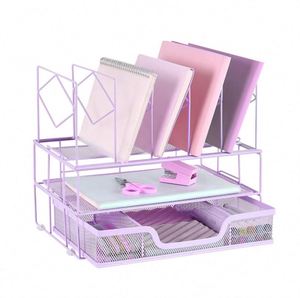 Desk Organizers and Desk Accessories - <b>File</b> Organizer with Drawer, Desk Accessories & Workspace Organizers for Office Supplies - Product Image 1