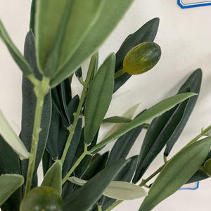 <span class=keywords><strong>LO</strong></span>-بالجملة ديكور منزلي وحدث واقعي نبات زيتون صناعي مقاوم للأشعة فوق البنفسجية 5 شوكة فرع زيتون صناعي بالفواكه - Product Image 4