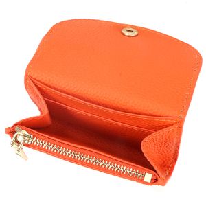 Fashion Minimalist Women's Snap <b>Card</b> <b>Holder</b> Genuine Leather Coin Purse Mini <b>Wallet</b> - Product Image 6