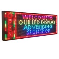 P5 tienda de negocios tablero de publicidad LED al aire libre a todo Color Led luces de desplazamiento programables Pantalla de señal Led mensaje en funcionamiento
