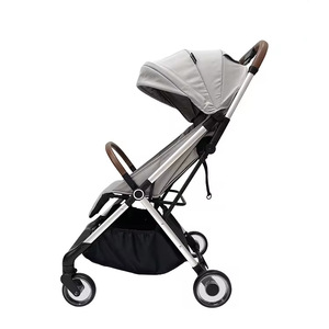 Kereta Dorong Bayi Aluminium Alloy Langsung dari Pabrik, Bisa Duduk Rebah, Lipat Satu Sentuhan, Ringan, Untuk Perjalanan Semua Musim, Bantu Bayi Berjalan - Product Image 3