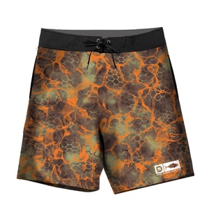 Bañadores cortos de playa para hombre, traje de baño personalizado de diseño azul - Product Image 2