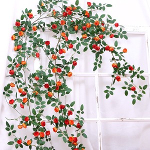 Wholesale Rose Vine Artificial Silk Flower for Garland Hanging Flower <strong>Arch</strong> <strong>Wedding</strong> <strong>Decorations</strong> - Product Image 5
