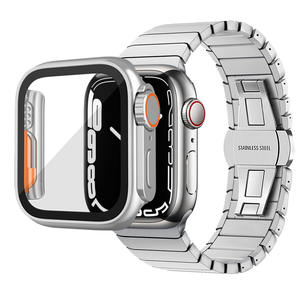 Boîtier de protection PC étanche avec verre trempé pour Apple Watch 45mm apparence mise à niveau vers Apple Watch Ultra 49mm - Product Image 1