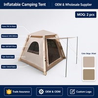 Tente gonflable à ouverture rapide, portable, pour l'extérieur, en tissu Oxford épaissi, anti-UV, entièrement automatique, en stock auprès du fabricant direct