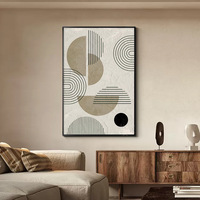 Peinture à l'huile 100% peinte à la main, peinture abstraite texturée sur toile, art mural minimaliste moderne pour salon