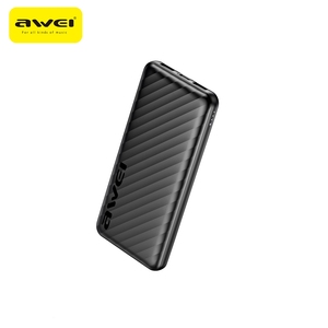Wholesale Ultra Slim LED Display Power Banks Printed Custom Logo Gift Thin Portable Dual USB Output Power Bank
