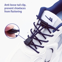 Nouvelles baskets élastiques pour adultes et enfants lacets élastiques en polyester accessoires de chaussures sans attaches pour le tennis