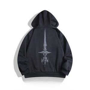 Sudadera con Capucha Personalizada para Hombre, 100% Algodón, Gruesa, para Invierno, Sólida, Transpirable, Resistente al Viento, Ecológica, Corte Regular, Largo Regular - Product Image 2