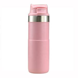 Thermos portable à <span class=keywords><strong>double</strong></span> <span class=keywords><strong>paroi</strong></span> en acier inoxydable classique 2024, avec <span class=keywords><strong>action</strong></span> à gâchette, pour le café, avec couvercle - Product Image 4