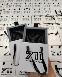 Factory Direct Premium Handle Sliding Closure Drawer <b>Box</b> with Satin Lining for Jewelry <b>Packing</b> - Product Image 6