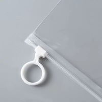 Mini sac à fermeture éclair en PVC givré personnalisé EVA poignée thermoscellée petite fermeture à glissière étanchéité bijoux chaussette emballage quantité minimale de commande 100 pièces pour montres