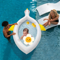 Piscines à balles d'été piscine gonflable en forme de canard pour enfants