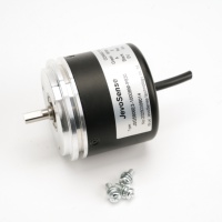Encodeur Rotatif Incrémental à Résolution Personnalisée 100-5000 PPR, Arbre Solide, 5V-26V CC, pour Moteur Servo