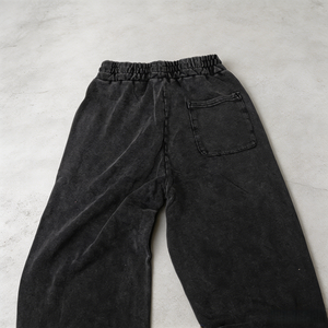 2026 New Streetwear 400 GSM High Quality 100% Cotton <b>Oversize</b> Fit Heavyweight Fabric Vintage Men's <b>Sweatpants</b> - Product Image 5