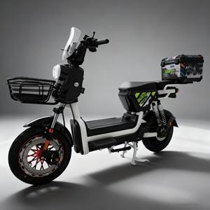Bicicleta Eléctrica Popular de 500W/1000W 48/60V 14 Pulgadas con Tecnología Electrónica Inteligente, Económica, con Autonomía de 50 km - Product Image 3