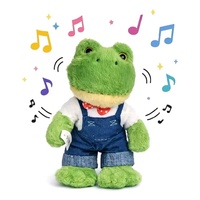 Peluche Grenouille Chanteuse Fille, Super Douce, Rembourrage Coton PP, Lumineuse, Mignonne, Grenouille Princesse, 31cm-50cm, Anti-Stress