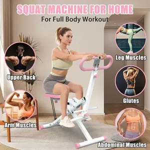Máquina de sentadillas multifuncional para culturismo en casa, máquina de remo para glúteos, muslos, cadera, ejercicio, glúteos - Product Image 2