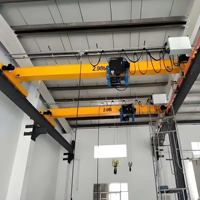 Grue à poutre simple européenne de 3 tonnes à faible entretien pour petits entrepôts et ateliers de maintenance de petits équipements
