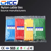 Attaches de câble autobloquantes en nylon plastique noir robuste de haute qualité, fabriquées sur mesure