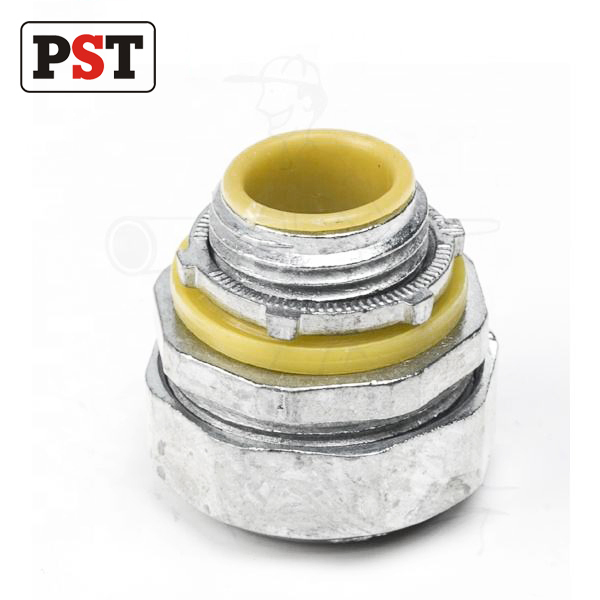 PST Insulated Straight Liquid Tight Connector for Flexible Conduit