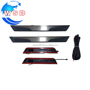 Auto Seitentür schutz Step Sill für <span class=keywords><strong>Corolla</strong></span> 2015 LED Türschweller schutz Abnutzung platten Auto Interieur Zubehör - Product Image 1
