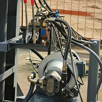 Foreuse rotative portable pour puits d'eau avec boîte de vitesses et pompe 11 kW, profondeur de forage max. 150 m, mobile pour usage agricole