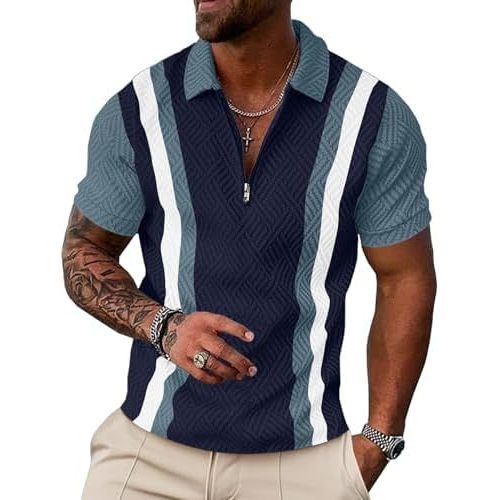 Bleu denim à rayures marine