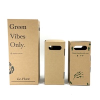 Boîte de papier végétal durable recyclable classique personnalisable à prix d'usine avec insert pour l'emballage d'impression de logo