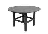 Chaise de salle à manger en polyéthylène haute densité imperméable à l'eau, table à manger en plastique hdpe