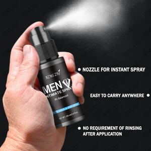 Vegan Mens Private Part Antibacterial Intimate Spray Hombres Hidratante Refreshig con Aloe <span class=keywords><strong>Vera</strong></span> & Witch Hazel - Product Image 2