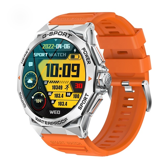 2024 New K62 Smartwatch Reloj Inteligente Blood Pressure Heart Rate Pedometer Smart BT Call Blood Oxygen AMOLED Smart Watch