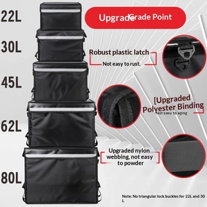 Scatola Isolante Pieghevole Portatile in PVC Personalizzabile con Logo, Durevole, Speciale per Ciclisti di Bici Elettriche e Consegne a Domicilio - Product Image 4