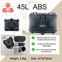 F2moto Original 45L coffre de moto coffre de moto à usage général ABS boîte à outils de moto