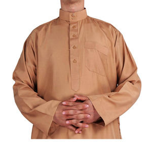 <span class=keywords><strong>2022</strong></span> moda <span class=keywords><strong>Qatar</strong></span> Thobe hombres Dubai Kaftan hombres túnicas de manga larga hombres Abaya ropa musulmana - Product Image 4