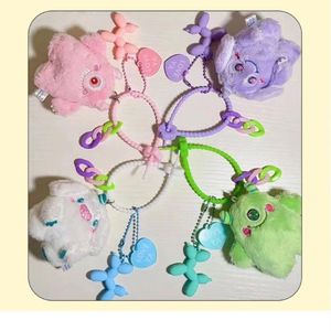 Cute <b>Small</b> Monster Keychain Car Hanging Pendant Plush Eco-friendly Toy Doll Blind <b>Box</b> <b>Gift</b> Women Household Sundries Product - Product Image 4