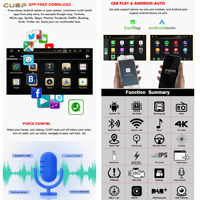 Autoradio Android 8 pouces avec navigation GPS et lecteur multimédia pour MITSUBISHI ASX 2010-2012/PEUGEOT 4008 2012/CITROEN C4