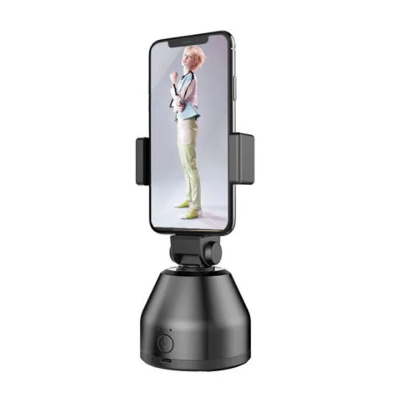 Terbaru Mini AI 360 derajat Video kepala wajah pelacak pengenalan cerdas gerakan dioperasikan Vlog Streaming langsung pemegang ponsel