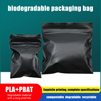 Sacs refermables compostables PLA biodégradables EN13432 imprimés sur mesure, givrés, 20x30cm, pour l'emballage d'appareils photo